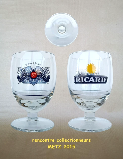 PASTIS 51 - LOT DE 2 PETITS VERRES AVEC LOGO - TBE - VINTAGE Année 1970