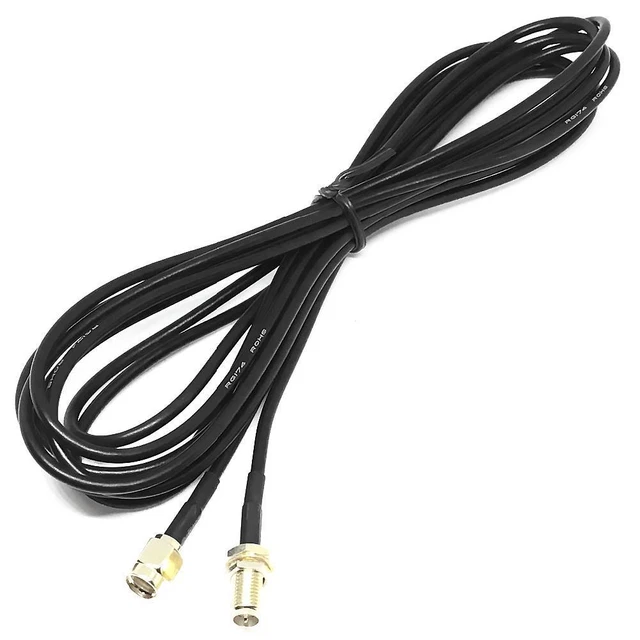 3.2m RP SMA Male to SMA Female Adapter Cable Bulkhead Cable RG316 174 178 Coax