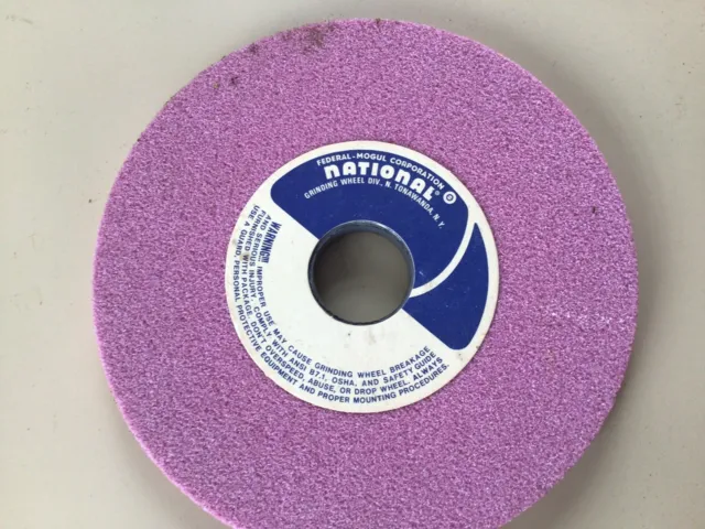 Surface grinding wheel 7” x 1/2 x 1 1/4” hole, WA461 K 14V6W, National brand