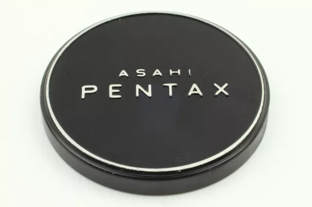" EXC " Asahi PENTAX 49mm Deslizamiento En Metal Delantero Cámara Lente Tapa