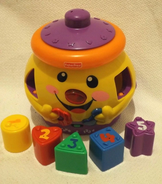 FISHER PRICE LAUGH & Learn Numbers Shapes Surprise Cookie Shape Sorter
