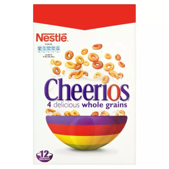 Nestlé - Céréales Cheerios - lot de 2 boîtes de 375 g