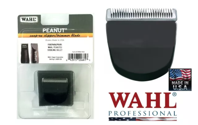 Wahl BLACK REPLACEMENT BLADE For PEANUT,TIDBIT&(Sterling) BULLET TRIMMER Clipper