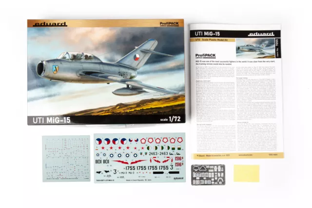 Eduard Plastic Kits 7055 - 1:72 UTI MiG-15 Profipack - Neu