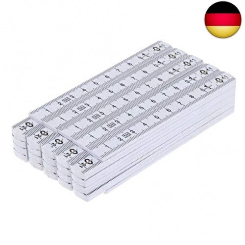 iplusmile Zusammenklappbares Lineal aus ABS-Kunststoff, 5 Stück
