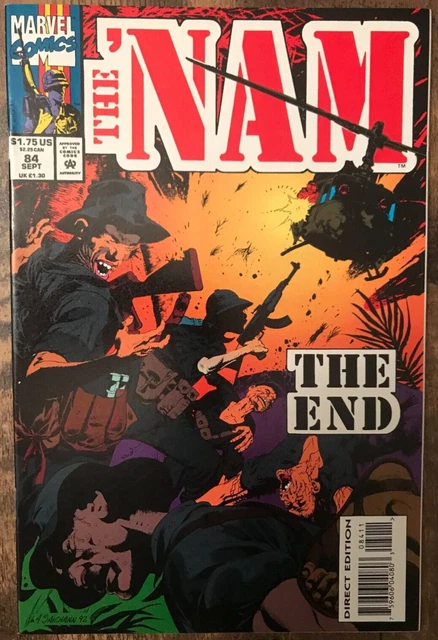 The Nam #84 By Lomax Saichann Vietnam War Final Issue POW MIA Marvel NM/M 1993