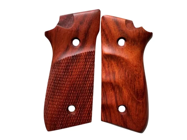 Zib Grips for Taurus PT59, PT92, PT99, PT100, PT101, PT917 Wooden Grips, Smooth