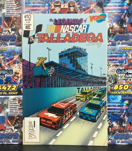 The Legends of Nascar #10 Vortex Comics 1992 The Talladega Story