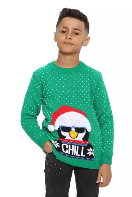 Maglione pinguino Bambini Bambini Bambini Bambini Ragazze Novità Natale Maglione Lavorato a Maglia