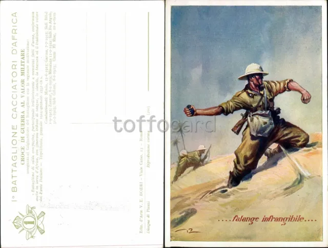 Coloniale-Autore Pisani-I Battaglione Cacciatori D'africa-Falange-C16-36
