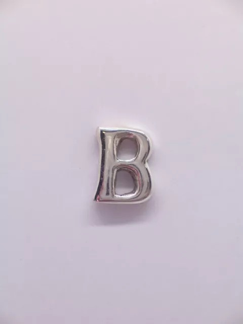 Broche De Veste Avec Initiale - B - en Argent 925 - Pins - Lettre - Alphabet