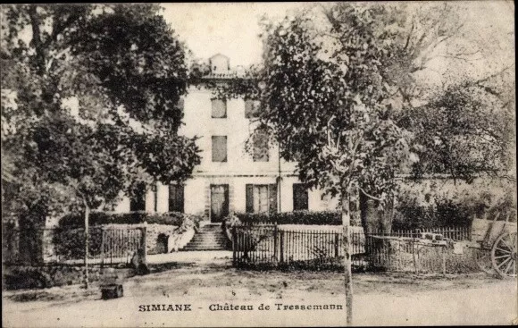 Ak Simiane Bouches du Rhône, Château de Tressemann - 2916620