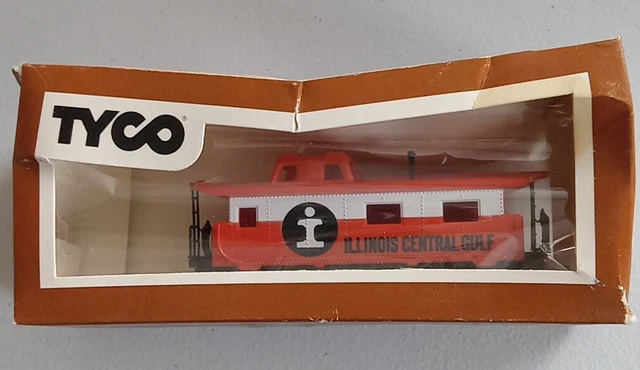 HO Scale Tyco Caboose Vintage Car Railroad Train Illinois Central Gulf. NOS