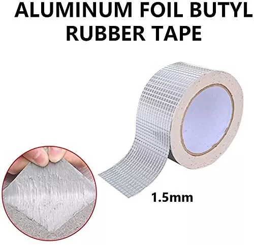Ruban Butyle Butyle en Aluminium Bande D'étanchéité 5cm x 1.5mm x 5M Ruban Ad... 3
