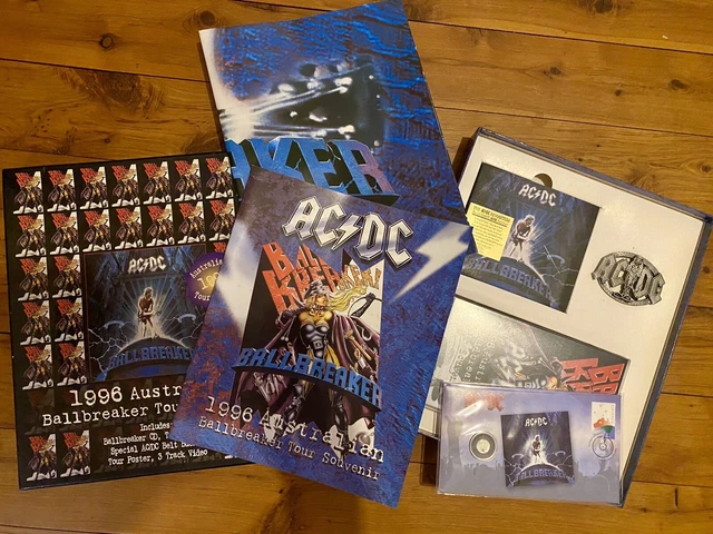 AC/DC 1996 AUSTRALIAN Ball Breaker Tour Souvenir Plus Royal Australian ...