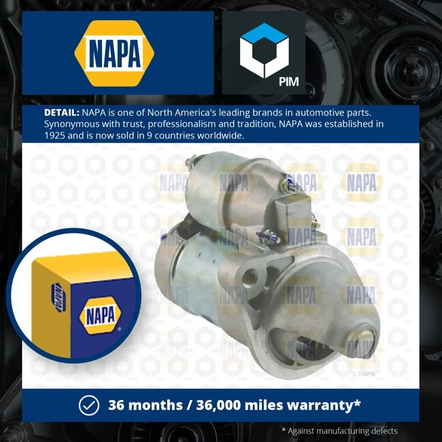 STARTER MOTOR FITS OPEL CORSA C 1.7D 00 to 06 Y17DTL NAPA 1202591