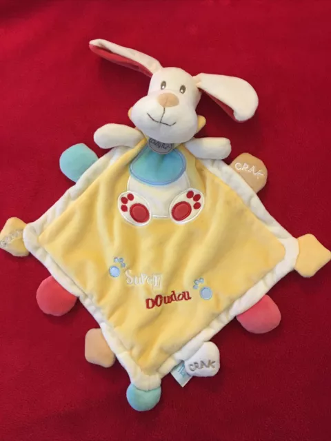 Doudou Activités Chien Super Doudou Crak Hochet Papier Baybynat NEUF