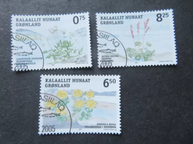 2005 Greenland Edible Plants Set SG484-6 Fine Used