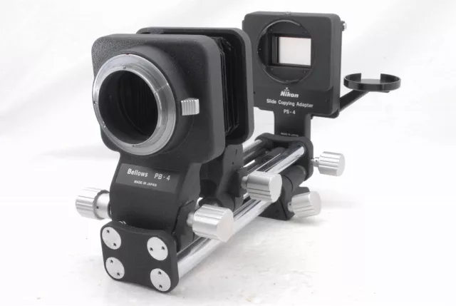 Nikon PB-4 Bellows Focusing Attachment w/Slide Copying Adapter PS-4 *AF0822