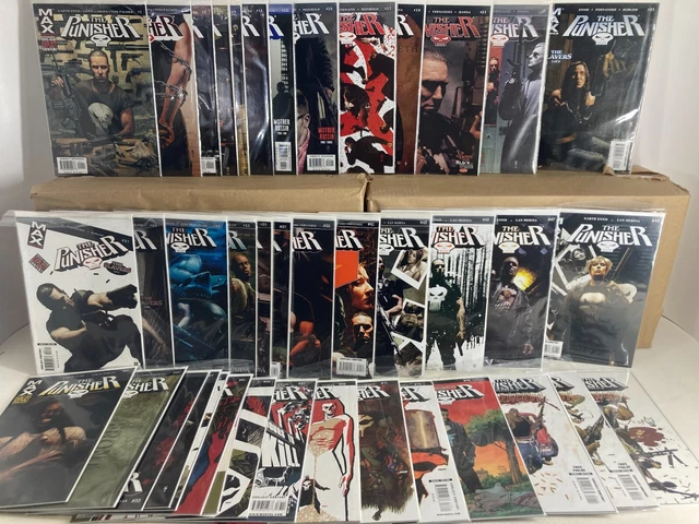 Punisher MAX 1-75 COMPLETE SET + Punisher Presents Barracuda 1-5 Marvel b2004