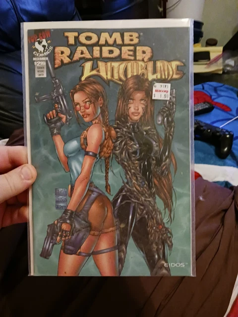 Top Cow Comics Tomb Raider Witchblade Issue 1 Variant A Comic Book