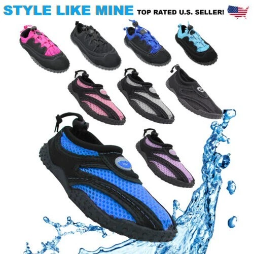 Bambini Calzini Acqua Bambini Bambine Slip On Acqua Scarpe Nuoto