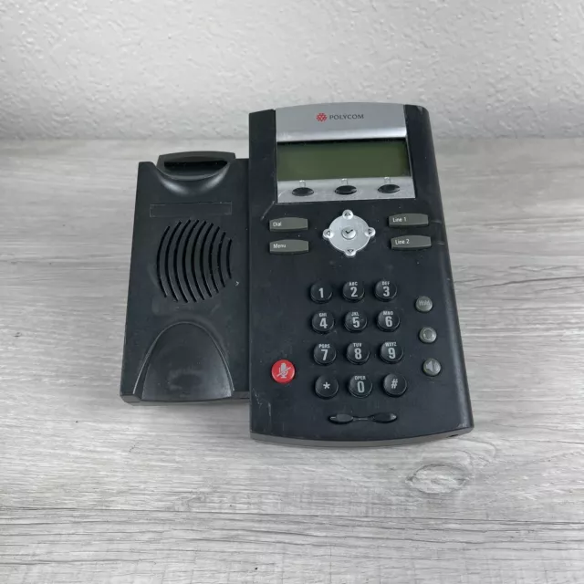 Polycom SoundPoint IP 335 2201-12375-001 Black Corded Digital 2-Way VoIP Phone