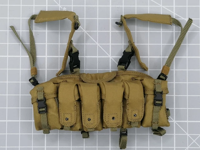 GENERALS ARMOURY GA1003 TAN Chest Rig 1:6 Kitbashing DamToys Easy ...