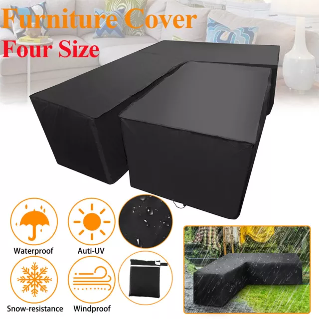 Extra Large Garden Rattan Outdoor Furniture Sofa Cover Patio Table Protection