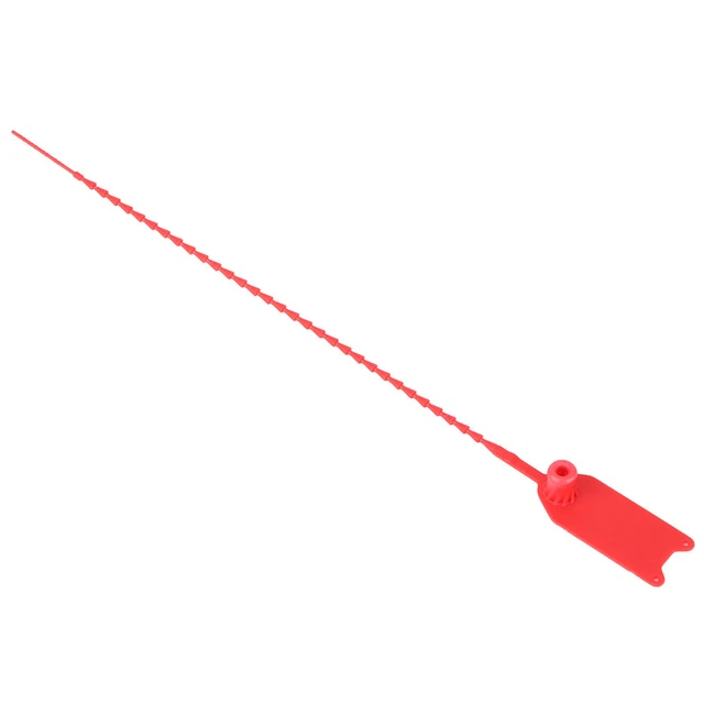 Red 100Pcs Disposable Cable Zip Ties Anti Theft Self Locking Tie Suitcase GB