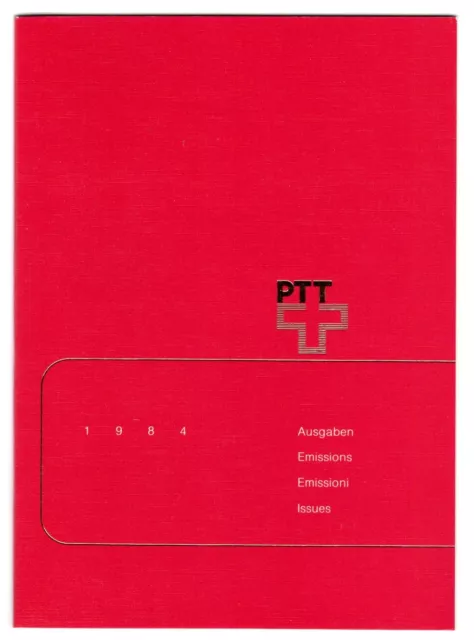 Briefmarken Schweiz PTT - Das rote Jahrbuch 1984 - postfrisch