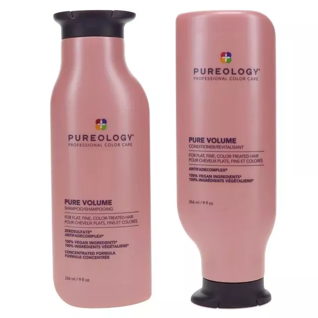PUREOLOGY PURE VOLUME Shampoo and Conditioner 9oz Brand New $29.99 ...