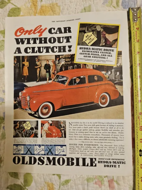 1940 Oldsmobile Vintage Ad