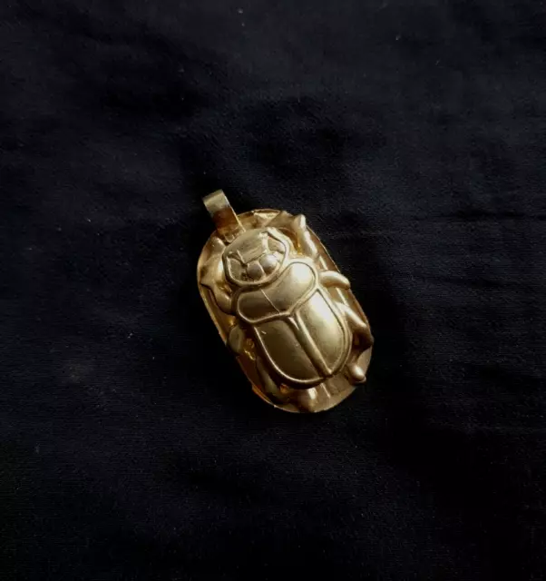 Marvelous Ancient Egyptian Scarab Beetle Pendant - Made in Egypt