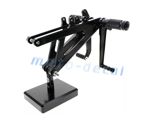 CNC Rearset Footrest For RS125 GP125 1995-2013 Foot Pegs Pedals Shifter Gear