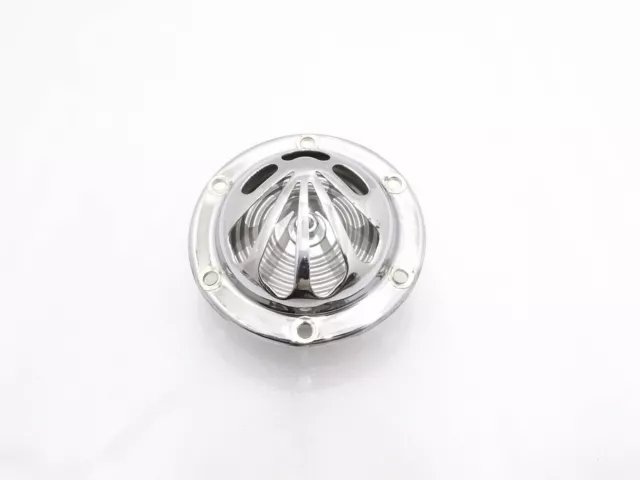 New Vespa Chromed Flower Shell Horn 12V V50, Pv, 50N Vbb, Vlb, Vnb  #Vp514