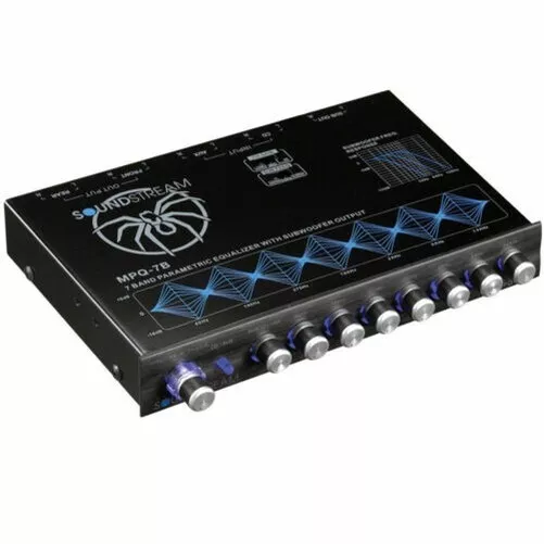 Soundstream Equalizer, MPQ-7B 7 Ring Grafik Entzerrer Signal Prozessor Eq