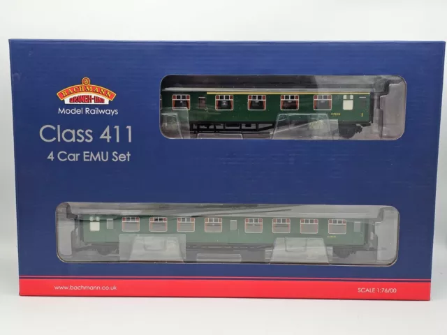 Bachmann 31-426B Class 411 4CEP 4-Car EMU BR (SR) Green 7122 OO Gauge NMIB