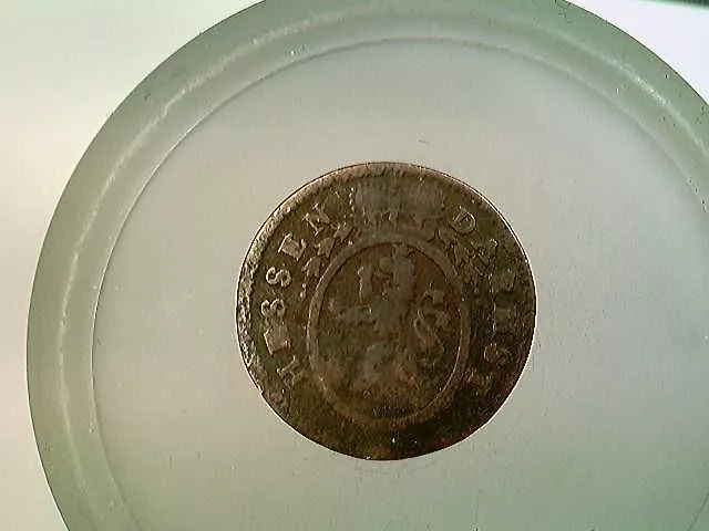 Münze, 1 Pfennig, Jahr nicht erkennbar, Hessen Darmstadt