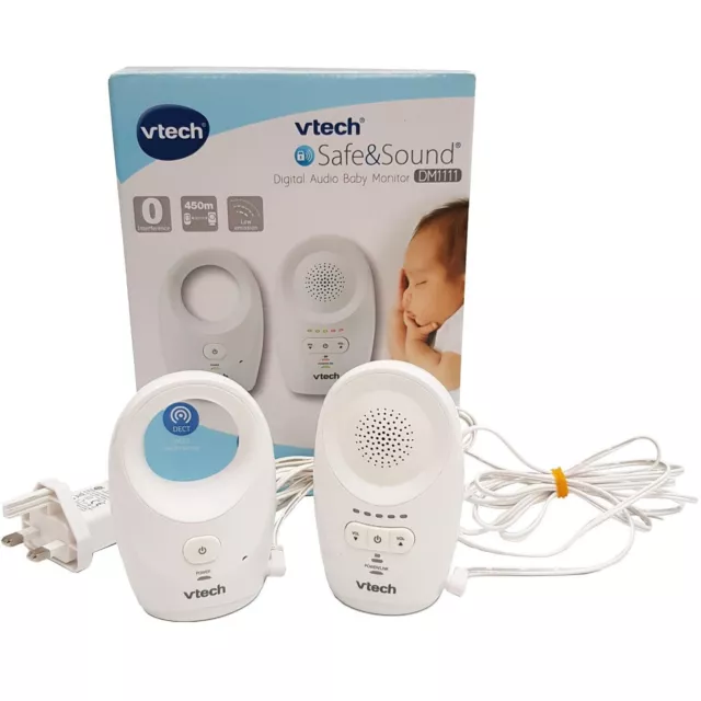 Vtech dm1111 safe & deals sound digital audio baby monitor