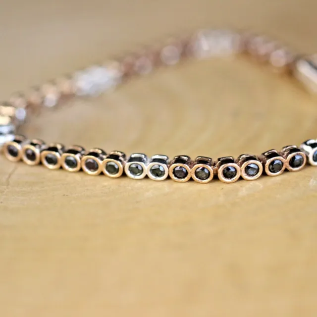 925 Sterling Silver Handmade Gemstone Turkish Onyx Bracelet Bangle Cuff