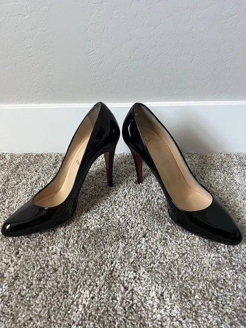 Christian Louboutin Pigalle 85 mm Pumps - Patent calf leather - Black-39.5 Women