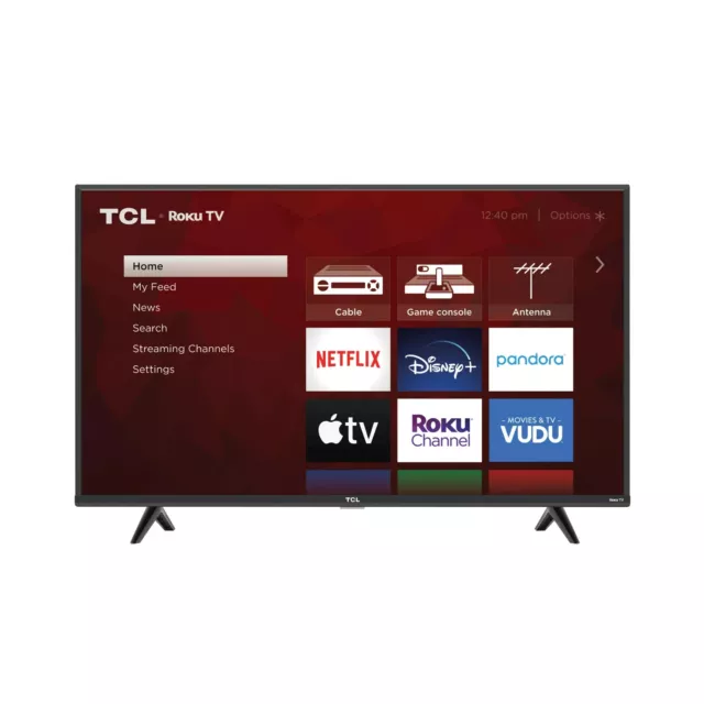 Restored TCL 43" Class 4K UHD 4-Series HDR Roku Smart TV 43S431 (Refurbished) N