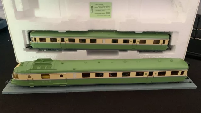 Autorail Roco HO 43038.1 : RGP X2733 + Remorque XR7753 Vert, époque III SNCF, Digital, Sonore