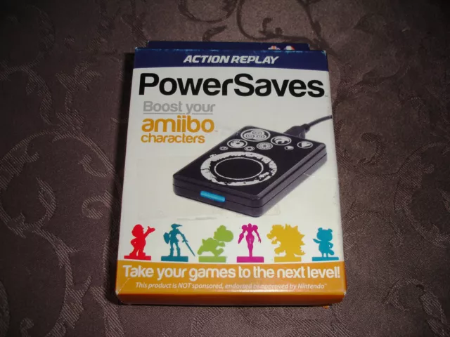 ACTION REPLAY - POWER SAVES - For all Amiibo - EURO - (NEUF - NEW)