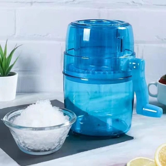 Hand-Cranking Rasiertes Eis Klein räumig Sandeis-Herstellungs maschine  DIY