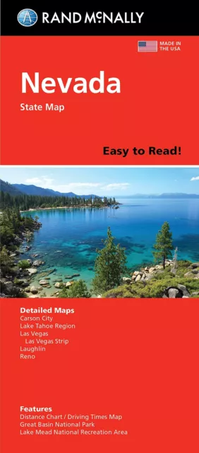 Rand McNally Easy to Read Folded Map: Nevada State Map (Map)