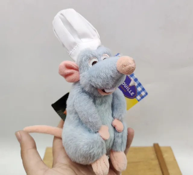 Ratatouille Chef Remy Magnetic Shoulder Plush Toy Kawaii Stuffed Doll Child Gift