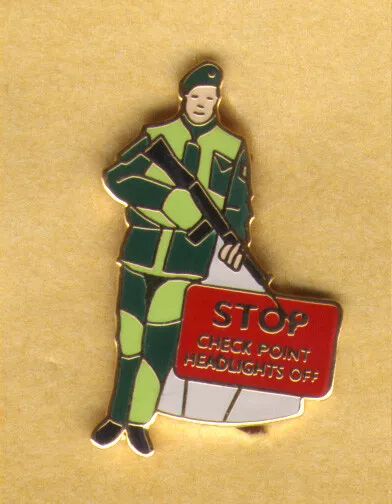 Udr Checkpoint Soldier Lapel Badge Northern Ireland Ulster Defence Regiment