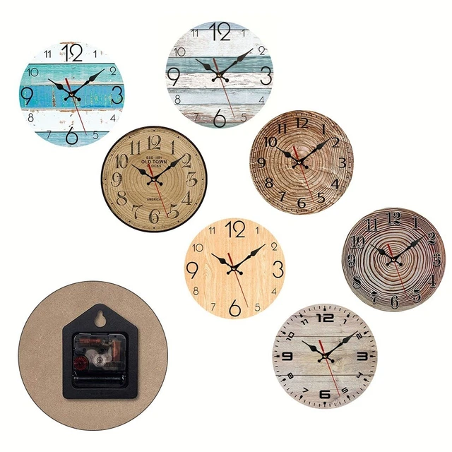 Horloge Murale Libellule Garden Mile - Cadran Vintage Avec Thermomètre Intégré | Résine Bronze Résistante Aux Intempéries